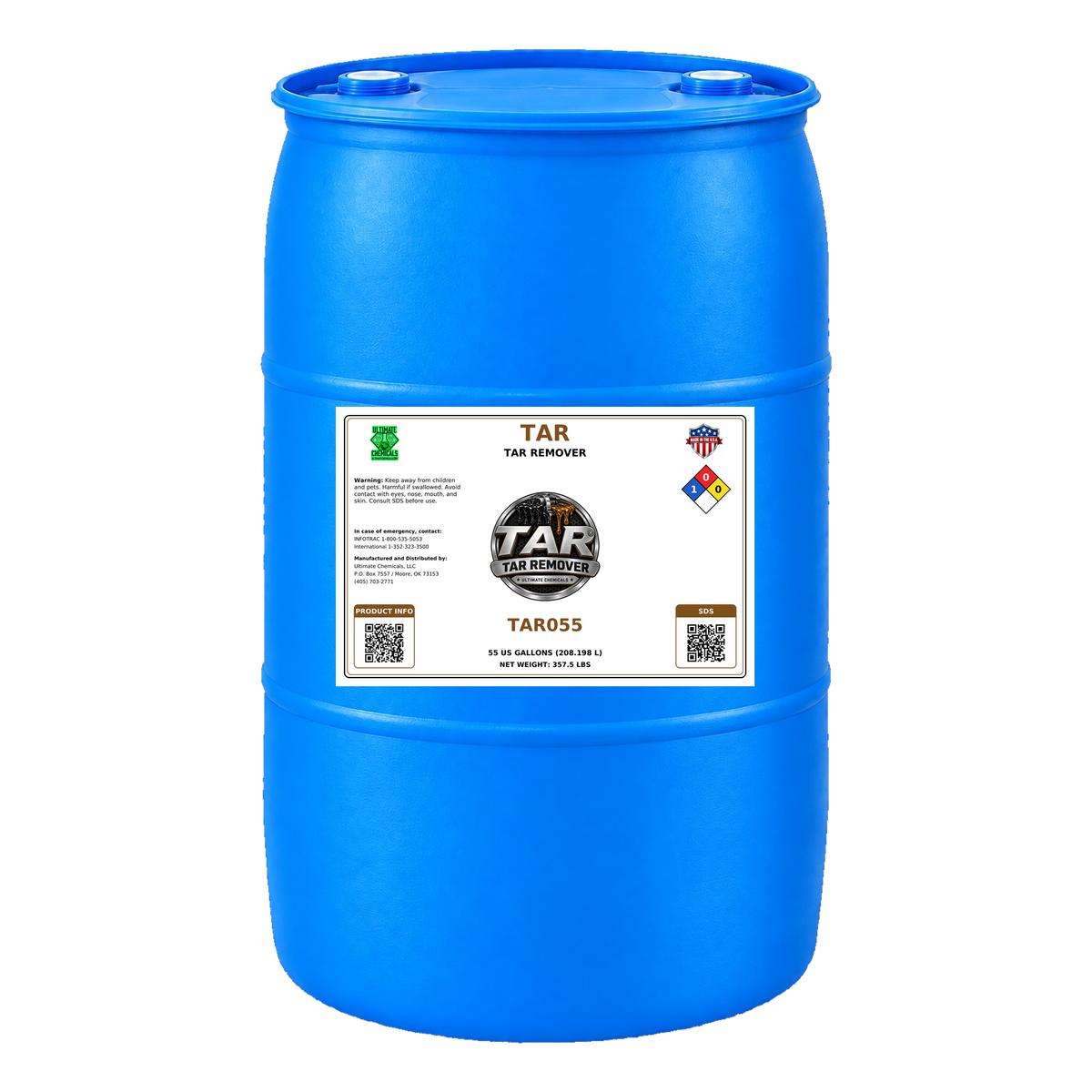TAR - Tar Remover, 55 Gallon Drum, TAR055