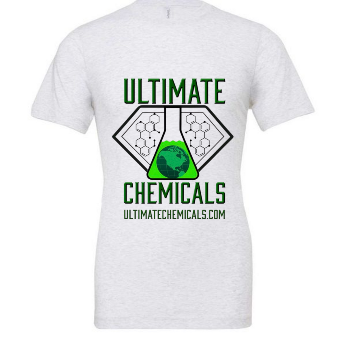 Ash HDF graphic T-shirt front view