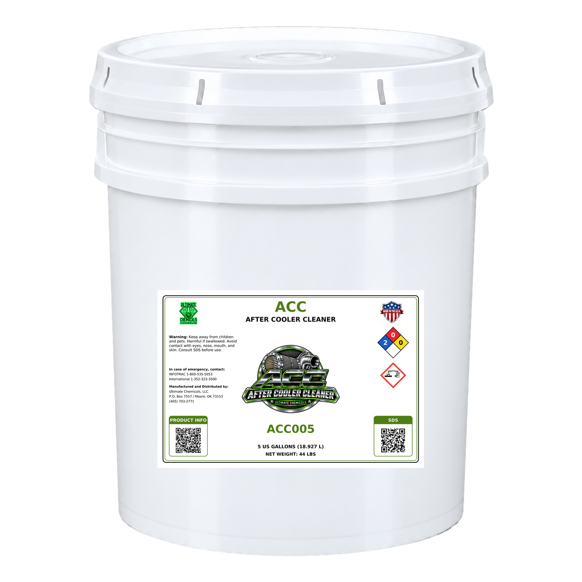 ACC - After Cooler Cleaner, 5 Gallon Bucket, ACC005