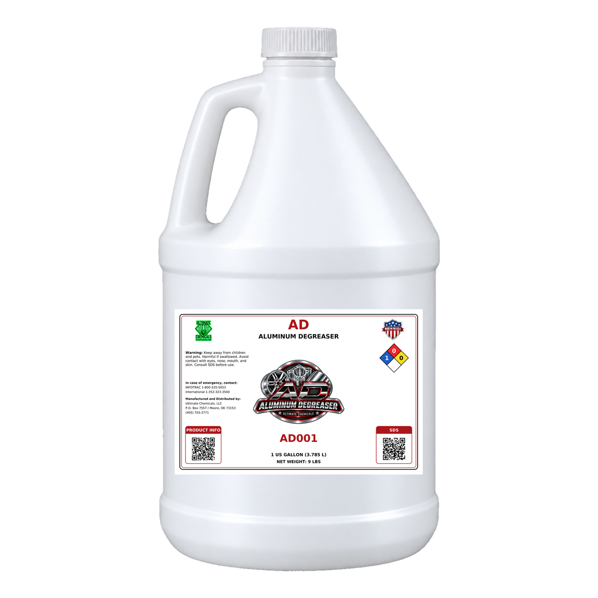 AD - Aluminum Degreaser, 1 Gallon Jug, AD001