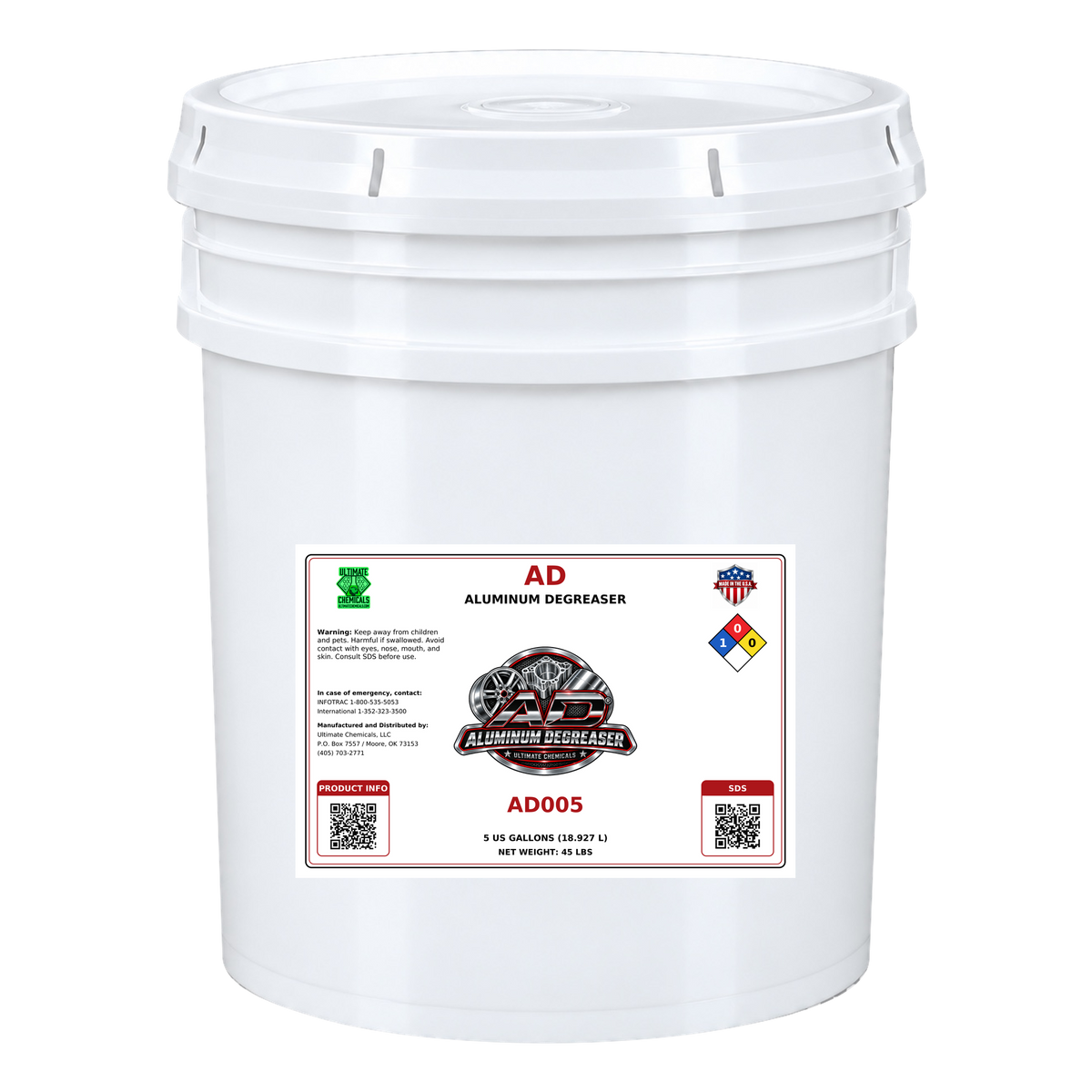 AD - Aluminum Degreaser, 5 Gallon Bucket, AD005
