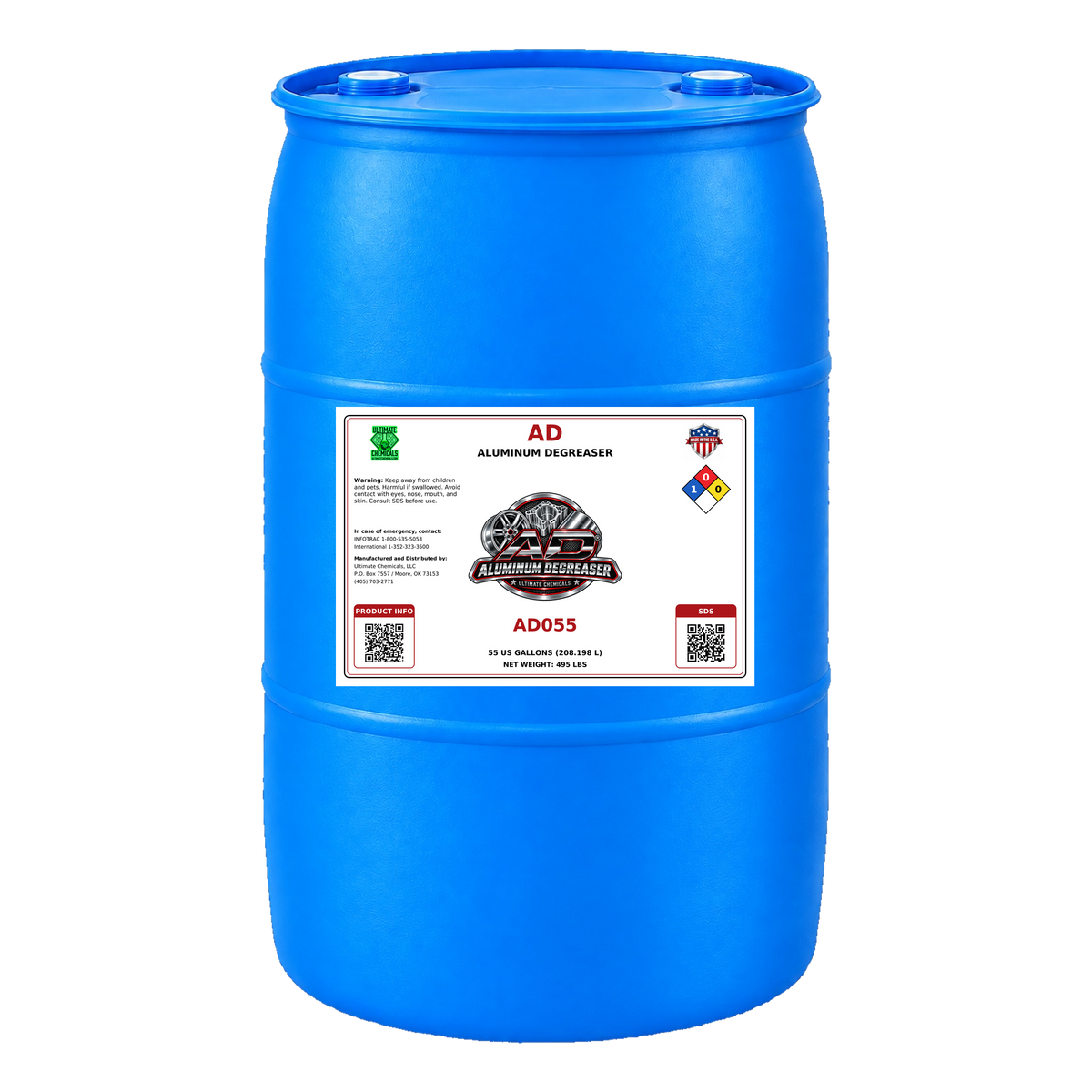 AD - Aluminum Degreaser, 55 Gallon Drum, AD055