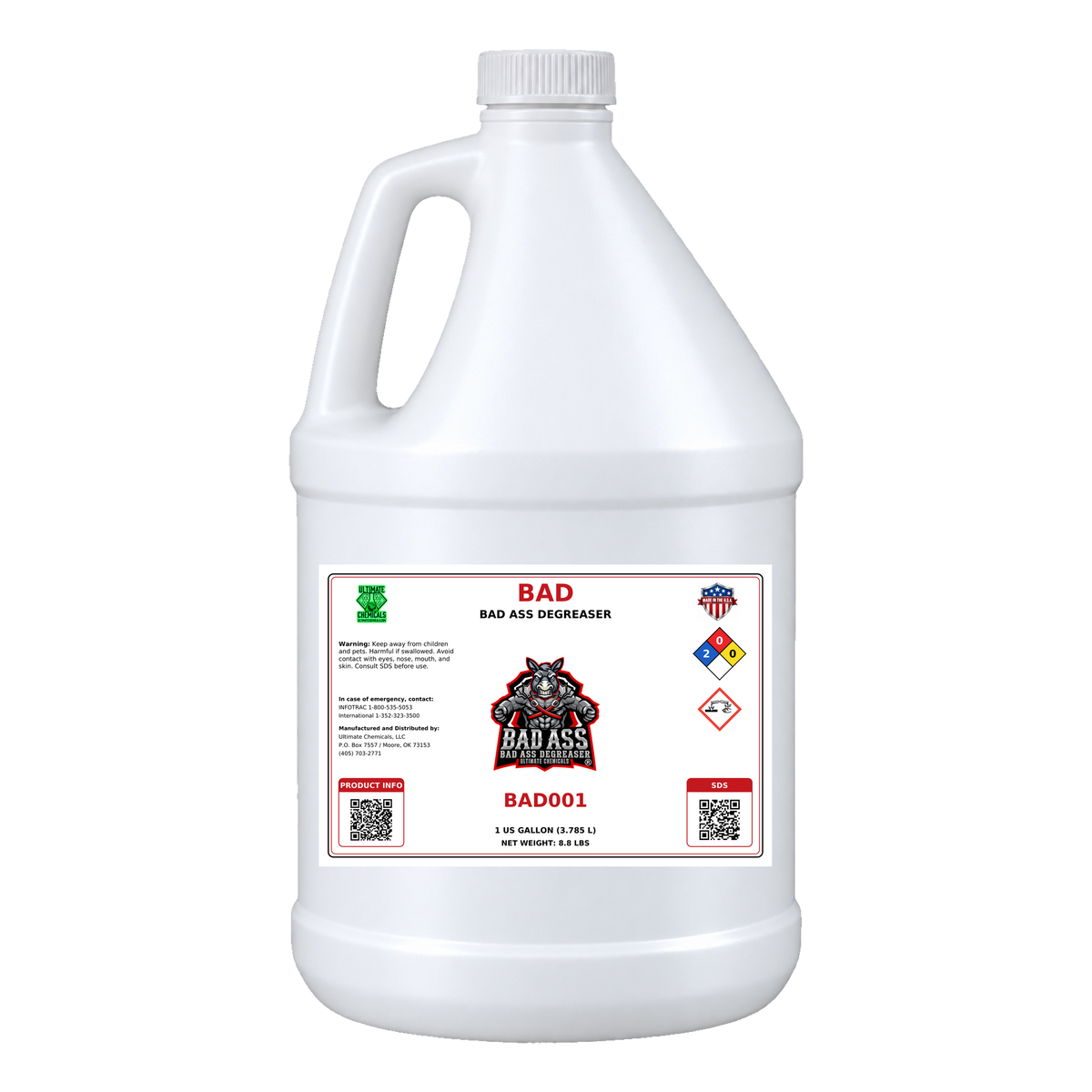 BAD - Bad Ass Degreaser, 1 Gallon Jug, BAD001
