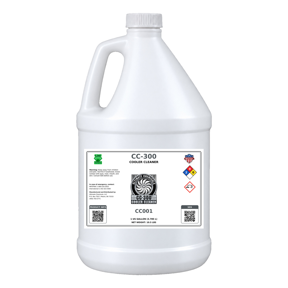 CC-300 - Cooler Cleaner, 1 Gallon Jug, CC001