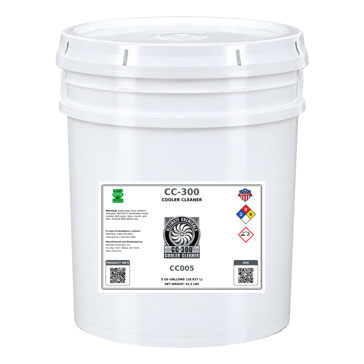 CC-300 - Cooler Cleaner, 5 Gallon Bucket, CC005