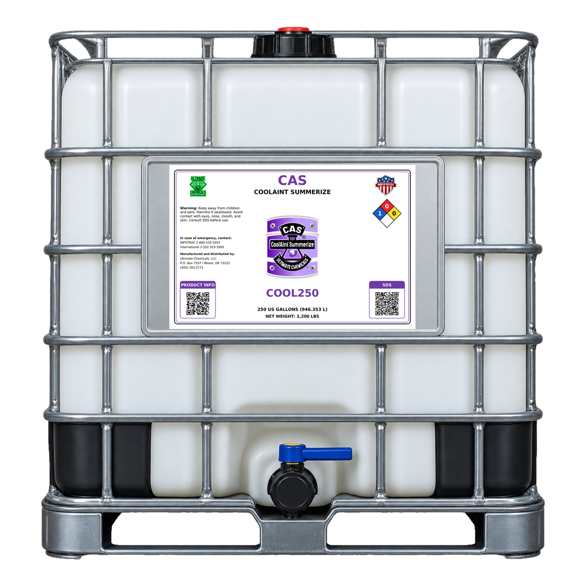 CAS - CoolAint Summerize, 250 Gallon Tote, COOL250