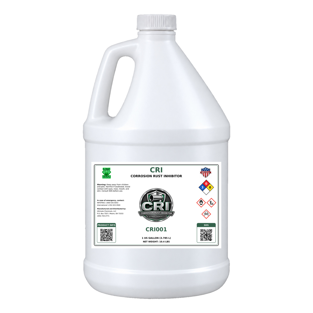 CRI - Corrosion Rust Inhibitor, 1 Gallon Jug, CRI001