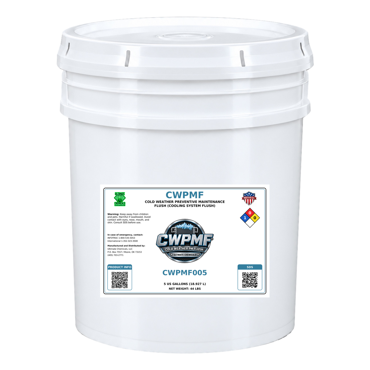 CWPMF - Cold Weather Preventive Maintenance Flush (Cooling System Flush), 5 Gallon Bucket, CWPMF005