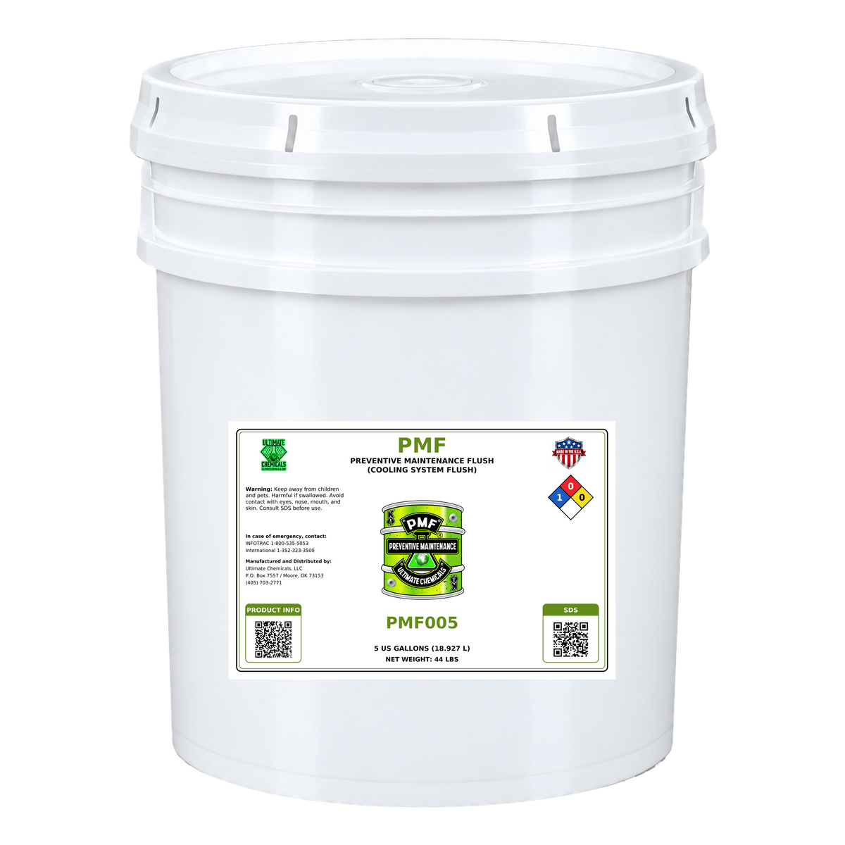 PMF - Preventive Maintenance Flush (Cooling System Flush), 5 Gallon Bucket, PMF005