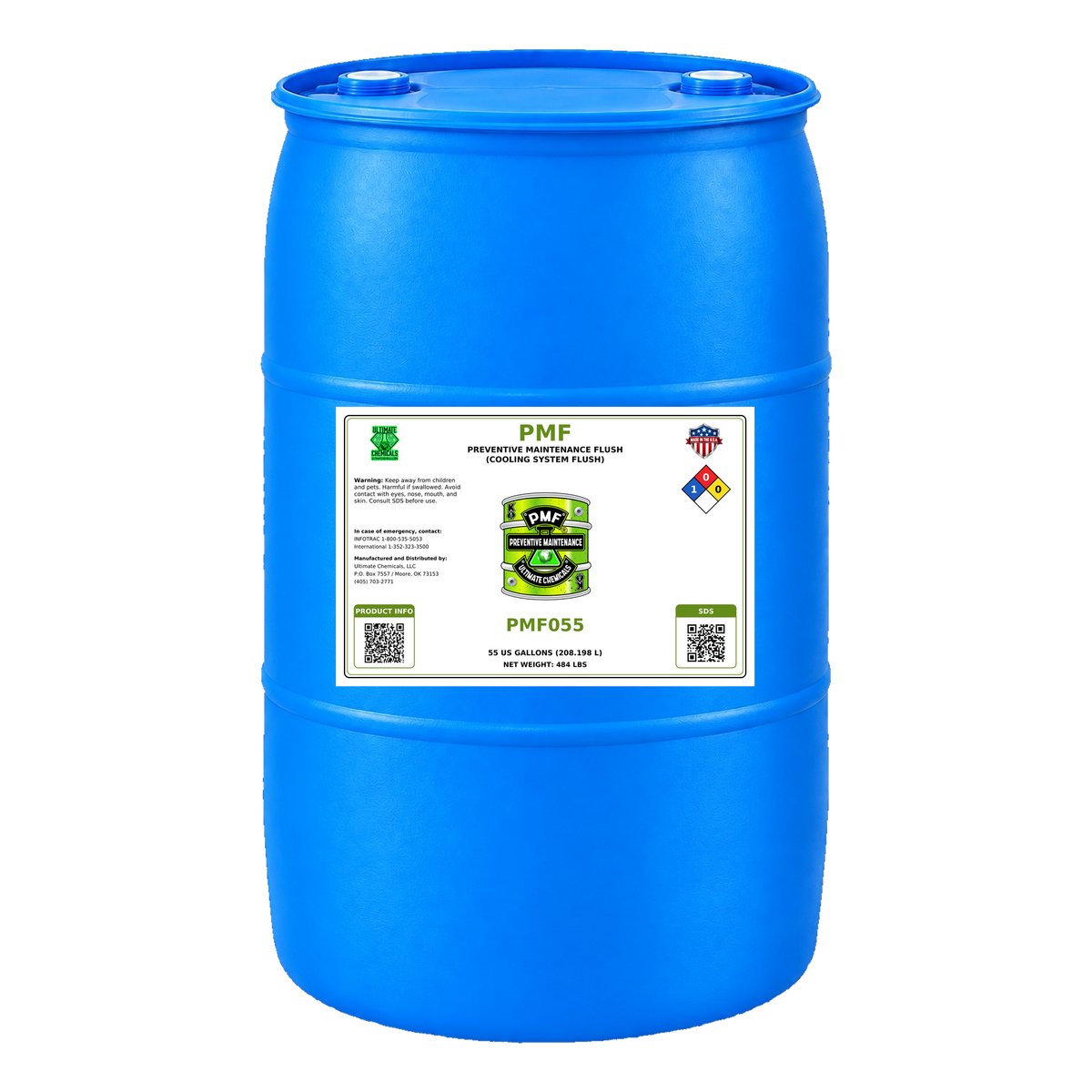 PMF - Preventive Maintenance Flush (Cooling System Flush), 55 Gallon Drum, PMF055