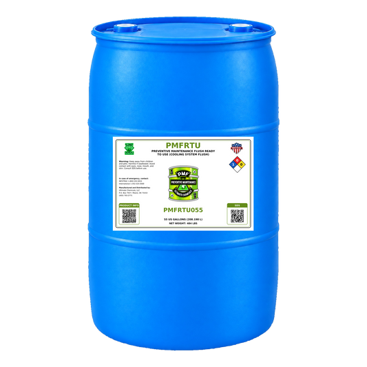 PMFRTU - Preventive Maintenance Flush Ready To Use (Cooling System Flush), 55 Gallon Drum, PMFRTU055