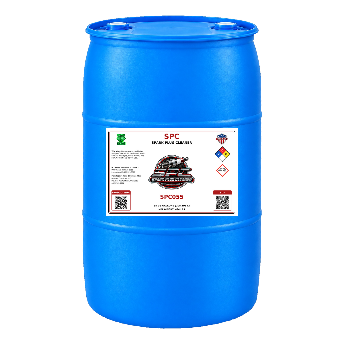 SPC - Spark Plug Cleaner, 55 Gallon Drum, SPC055