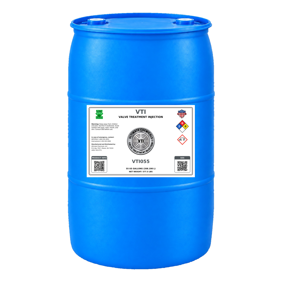 VTI - Valve Treatment Injection, 55 Gallon Drum, VTI055