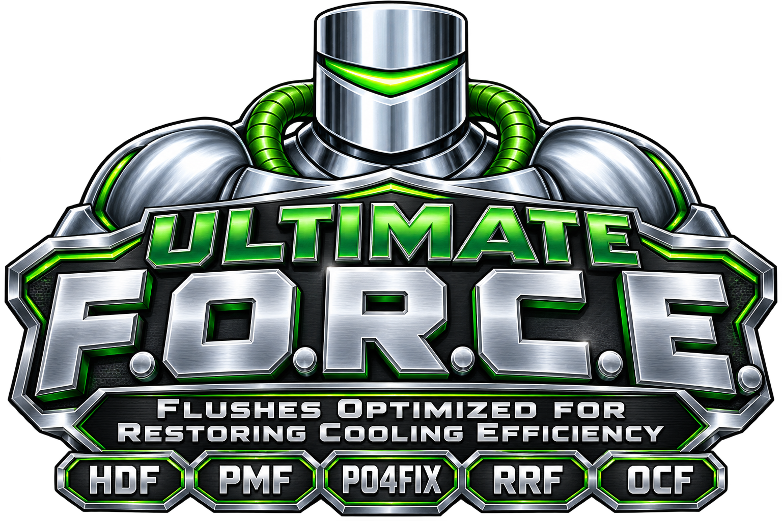 Ultimate F.O.R.C.E. Flushes Optimized for Restoring Cooling Efficiency logo